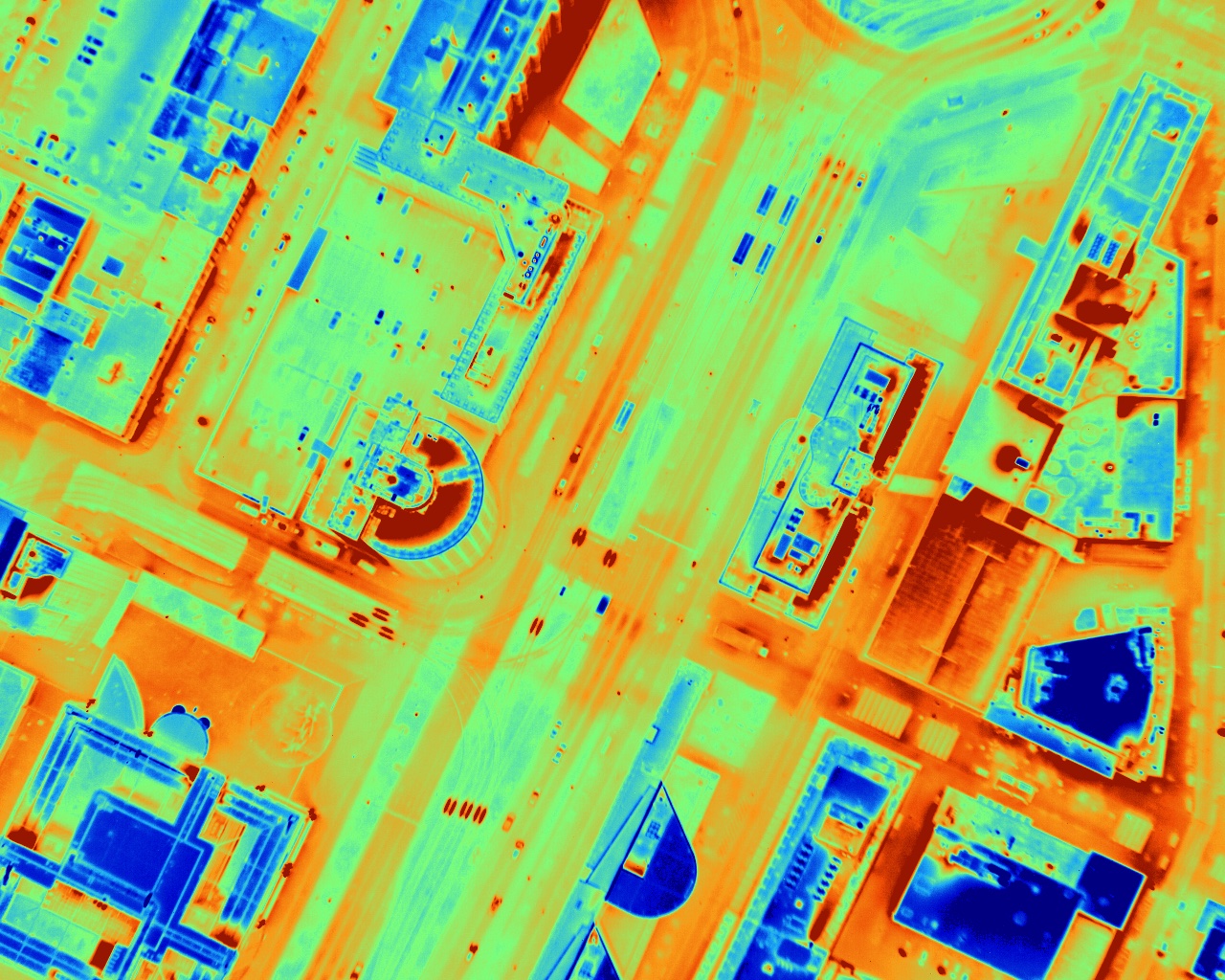 Thermal aerial photography